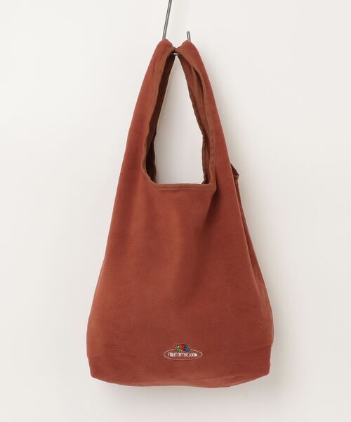 FRUIT OF THE LOOM(フルーツオブザルーム)の「【FRUIT OF THE LOOM】 FTL FREECE TOTE BAG(トートバッグ・レディース・ピンク/ブラウン/オレンジ/ネイビー/グレー/グリーン・FREE)」の3枚目の写真