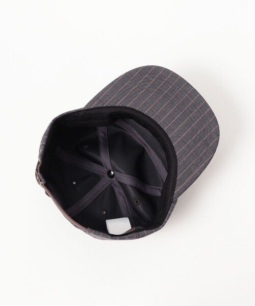 BEAMS PLUS（ビームスプラス）の「Trucker Cap Uniform Serge Pin Stripe（キャップ・メンズ・カーキ/グレー・ONE SIZE）」の8枚目の写真