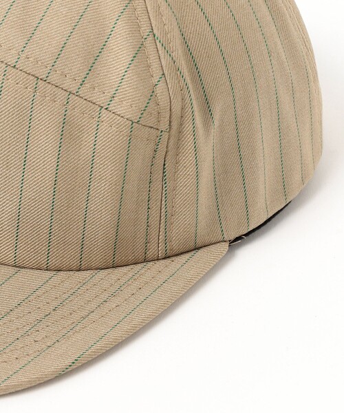BEAMS PLUS（ビームスプラス）の「Trucker Cap Uniform Serge Pin Stripe（キャップ・メンズ・カーキ/グレー・ONE SIZE）」の10枚目の写真