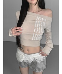 THEAIRTOWN(WGA^E)shin unbal crop mtm(TVc/Jbg\[)