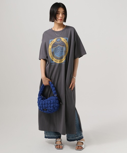 BAYFLOW（ベイフロー）の「[ポケット付き]アソートグラフィックワンピース（ワンピース・レディース・チャコール/ホワイト/ベージュ系その他・FREE）」の22枚目の写真