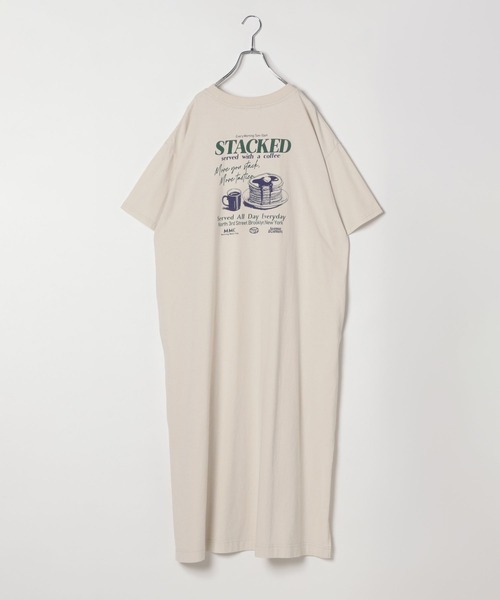 BAYFLOW（ベイフロー）の「[ポケット付き]アソートグラフィックワンピース（ワンピース・レディース・チャコール/ホワイト/ベージュ系その他・FREE）」の18枚目の写真