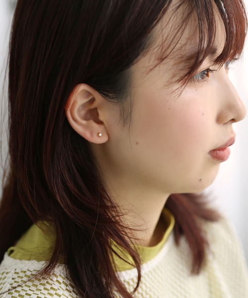 colleca la（コレカラ）の「[silver925]ミニフープピアスセット〈金属アレルギー対応〉（ピアス（両耳用）・レディース・シルバー/ゴールド・FREE）」の5枚目の写真