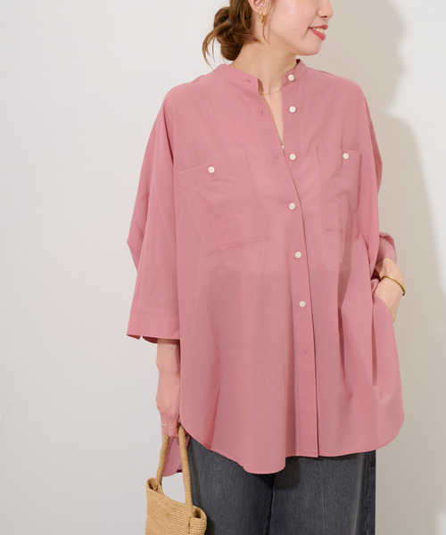 セール】ナチュラルストレッチドルマンシャツ（シャツ/ブラウス