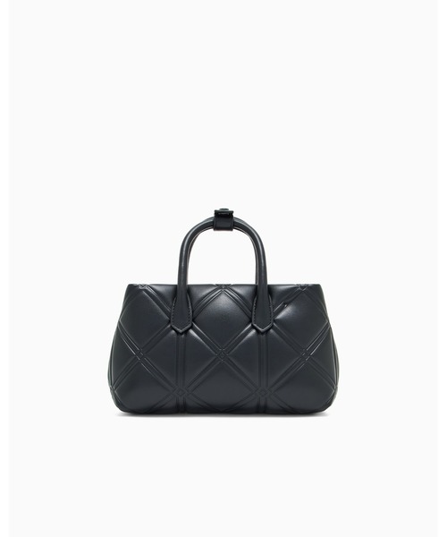 EMPORIO ARMANI（エンポリオアルマーニ）の「【エンポリオ アルマーニ】ミニバッグ ナッパレザー風 エンボスモチーフ（ショルダーバッグ・レディース・ブラック・FREE）」の5枚目の写真