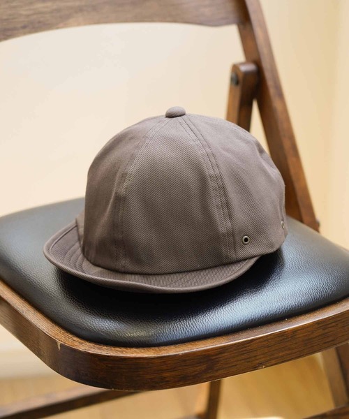 Mighty Shine(マイティシャイン)の「TWILL BRIDGE CAP TYPE2(キャップ・メンズ・モカ/ブラック/ブラウン/グレー・M/L)」の4枚目の写真