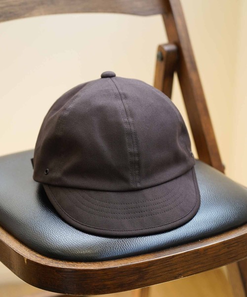 Mighty Shine(マイティシャイン)の「TWILL BRIDGE CAP TYPE2(キャップ・メンズ・モカ/ブラック/ブラウン/グレー・M/L)」の7枚目の写真