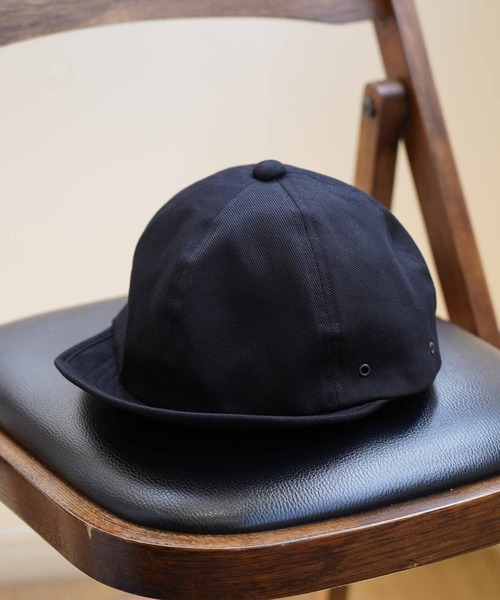 Mighty Shine(マイティシャイン)の「TWILL BRIDGE CAP TYPE2(キャップ・メンズ・モカ/ブラック/ブラウン/グレー・M/L)」の8枚目の写真