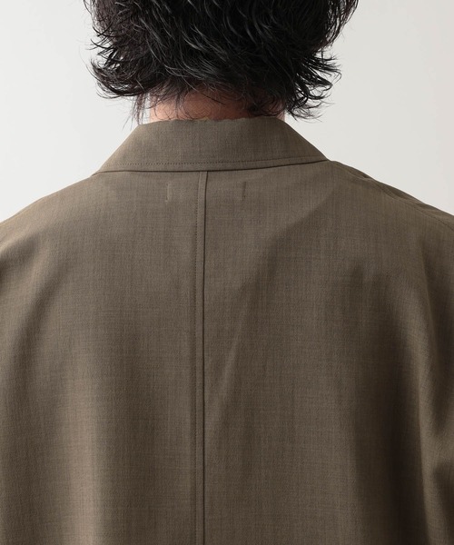 RAGEBLUE（レイジブルー）の「＜吸水速乾・イージーケア＞【AIR FLOW TECH/エアフローテック】シャツWジャケット（シャツ/ブラウス・メンズ・ブラック/キャメル・MEDIUM/LARGE）」の17枚目の写真