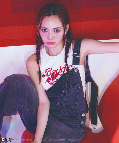 THE POWERPUFF GIRLS】カップ付きアメスリタンクトップ（タンクトップ