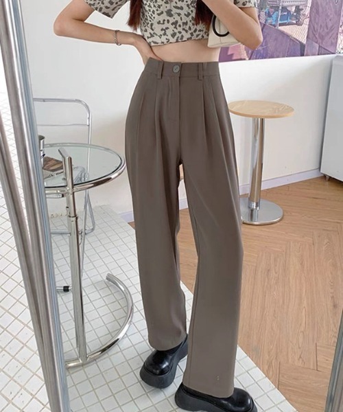 REBALANCE(リバランス)の「ハイウェストカラーパンツ(その他パンツ・レディース・B/C/D/A・LARGE/MEDIUM)」の4枚目の写真