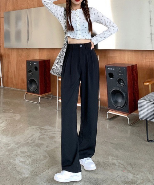 REBALANCE(リバランス)の「ハイウェストカラーパンツ(その他パンツ・レディース・B/C/D/A・LARGE/MEDIUM)」の14枚目の写真