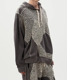 DISCOVERED SASHIKO DAMAGE PULLOVER HOODIE