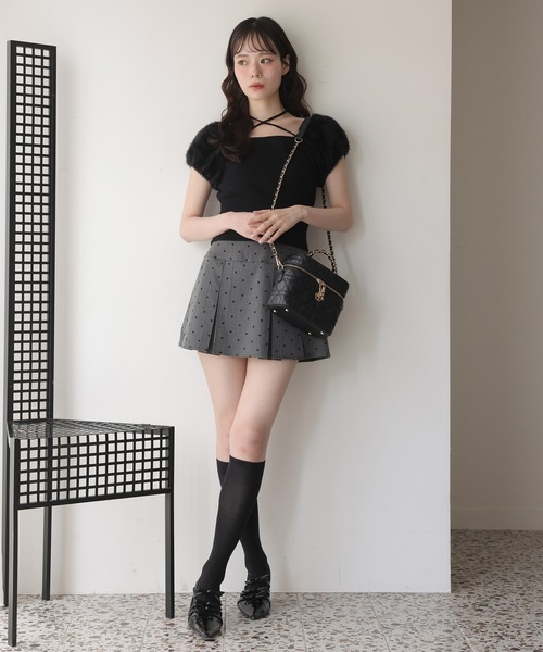 one after another NICE CLAUP(ワンアフターアナザーナイスクラップ)の「サイズ展開あり/プリーツミニスカート(スカート・レディース・杢グレー/ブラック/ブラウン系その他/グレー系その他・SMALL/MEDIUM)」の17枚目の写真