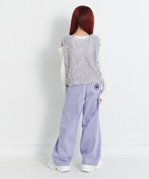 algy（アルジー）の「２WAYテープヤーンベスト（ベスト・キッズ・サックスブルー/アイボリー・SMALL/MEDIUM/X-SMALL/XX-SMALL）」の6枚目の写真