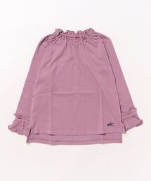 NHT（エヌエイチティー）の「エヌエイチティー フリルロングＴシャツ（Tシャツ/カットソー・キッズ）」