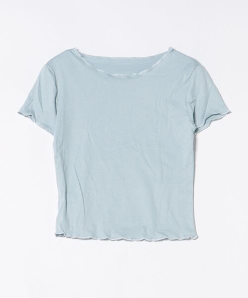 frunco(フランコ)の「レースキャミソール付きTシャツ(Tシャツ/カットソー・レディース・イエロー/ブルー/ホワイト・FREE)」の7枚目の写真