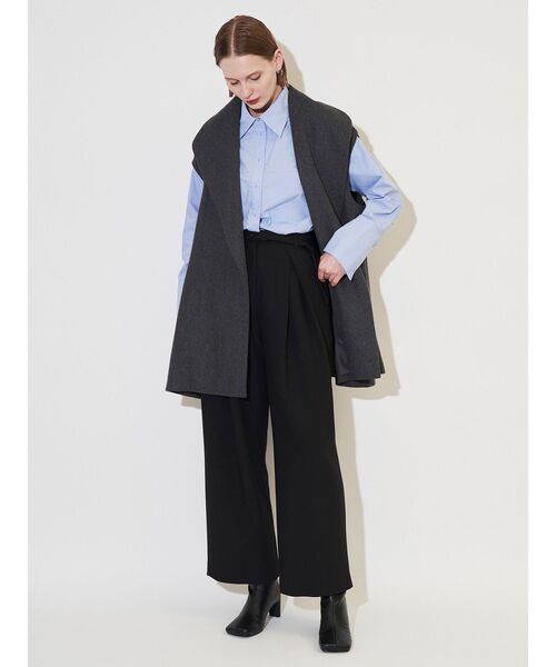 オーバーサイズスリーブレスコート（その他アウター）｜ELENDEEK