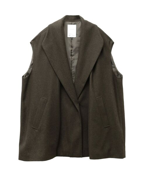 オーバーサイズスリーブレスコート（その他アウター）｜ELENDEEK