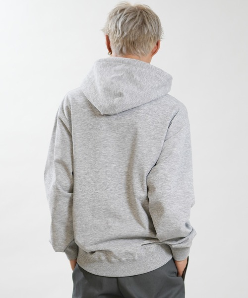 THE NORTH FACE(ザノースフェイス)の「THE NORTH FACE/ザ・ノース・フェイス S LOGO HTR SWT HD パーカー プルオーバー スウェット NT62531(パーカー・メンズ・ダークオリーブ/ブラック/ミックスグレー/ネイビー・S/M/L/XL/XXL)」の13枚目の写真