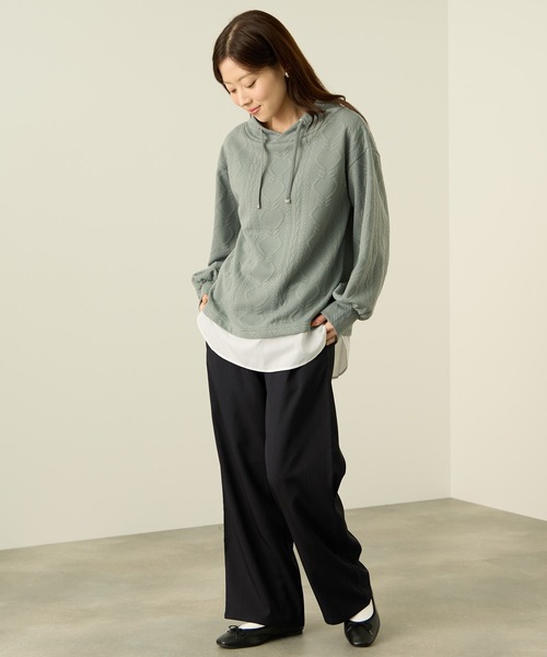 NAVY(ネイビー)の「nAvy ワイドストレート(その他パンツ・レディース・ブラック/ブラウン/チャコール・L/M)」の11枚目の写真