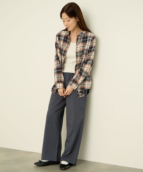 NAVY(ネイビー)の「nAvy ワイドストレート(その他パンツ・レディース・ブラック/ブラウン/チャコール・L/M)」の15枚目の写真