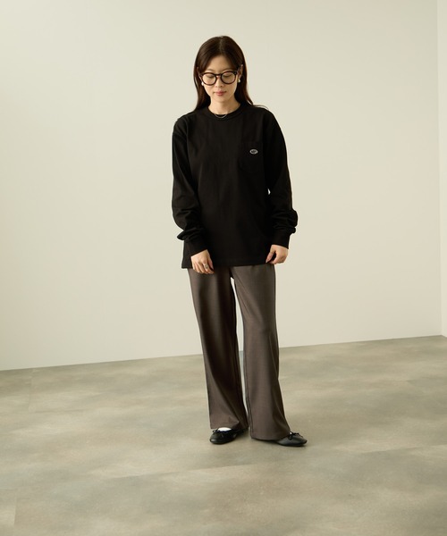 NAVY(ネイビー)の「nAvy ワイドストレート(その他パンツ・レディース・ブラック/ブラウン/チャコール・L/M)」の19枚目の写真