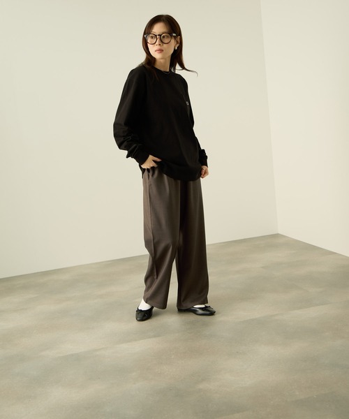 NAVY(ネイビー)の「nAvy ワイドストレート(その他パンツ・レディース・ブラック/ブラウン/チャコール・L/M)」の20枚目の写真