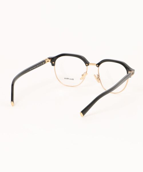 ミュウミュウ ブラウンファッションメガネ So ブラウン（茶色）系 MiuMiu(ミュウミュウ) メガネ(レディース