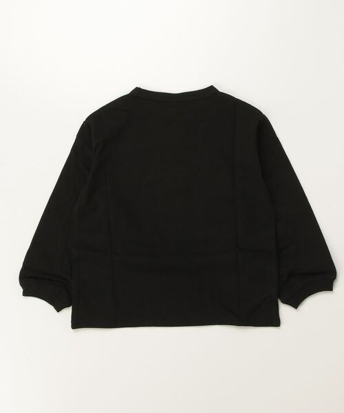 ZERO standerd（ゼロスタンダード）の「zero standard/ゼロスタンダード UNDER　ロングＴシャツ（Tシャツ/カットソー・キッズ・サンドベージュ/ブラック/チャコールグレー・110cm/120cm/130cm/140cm/150cm/160cm/100cm）」の11枚目の写真