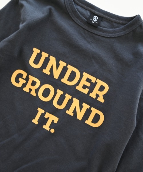 ZERO standerd（ゼロスタンダード）の「zero standard/ゼロスタンダード UNDER　ロングＴシャツ（Tシャツ/カットソー・キッズ・サンドベージュ/ブラック/チャコールグレー・110cm/120cm/130cm/140cm/150cm/160cm/100cm）」の20枚目の写真