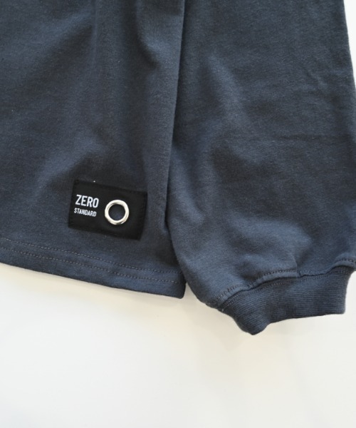 ZERO standerd（ゼロスタンダード）の「zero standard/ゼロスタンダード UNDER　ロングＴシャツ（Tシャツ/カットソー・キッズ・サンドベージュ/ブラック/チャコールグレー・110cm/120cm/130cm/140cm/150cm/160cm/100cm）」の21枚目の写真