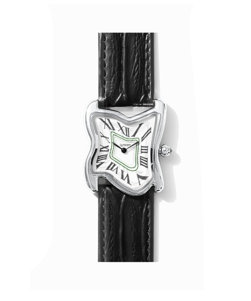 Laphont(ラフォン)の「SQUARE MELTING WATCH LARGE(アナログ腕時計・レディース・シルバー・OS)」の1枚目の写真