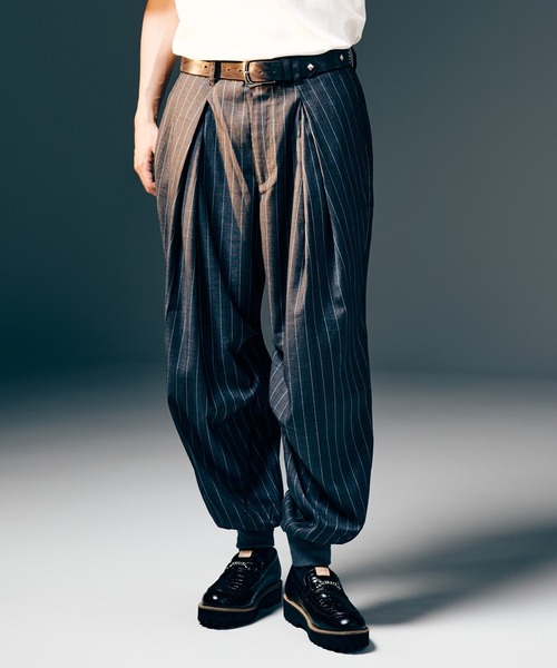 Tuck in Tuck Pants / タックインタックパンツ（その他パンツ）｜glamb
