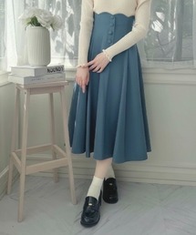 an another angelus | ハイウエストスカラップフレアースカート(スカート)