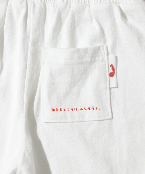 FREAK'S STORE（フリークスストア）の「SAUVENIR/サウベニア 【KIDS】別注 KANNAIGI × サウナ田ヒロユキ プリント セットアップ /館内着（Tシャツ/カットソー・キッズ・ブラック/ホワイト・ONE SIZE）」の19枚目の写真