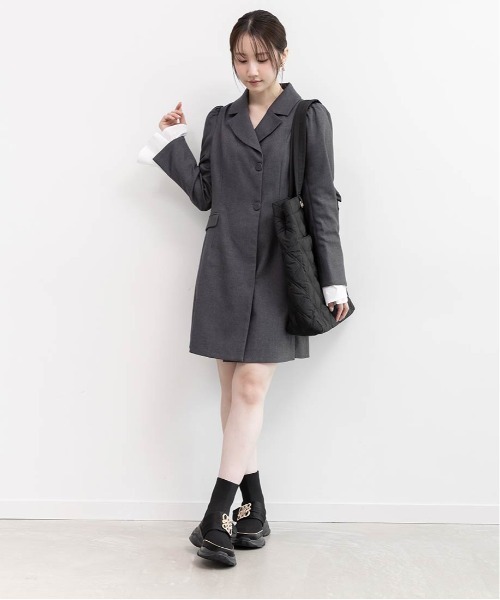 RANDA（ランダ）の「【SUSTAINABLE】ビジューモノグラムパーツソックススニーカー（スニーカー・レディース・ブラック/アイボリー/シルバー・S/M/LL/L）」の12枚目の写真