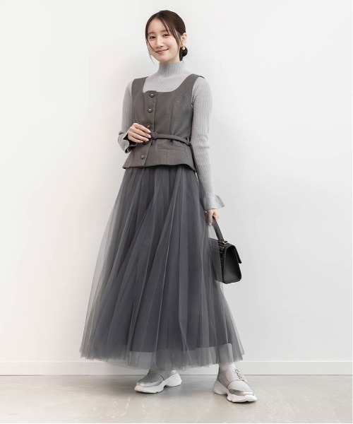 RANDA（ランダ）の「【SUSTAINABLE】ビジューモノグラムパーツソックススニーカー（スニーカー・レディース・ブラック/アイボリー/シルバー・S/M/LL/L）」の21枚目の写真