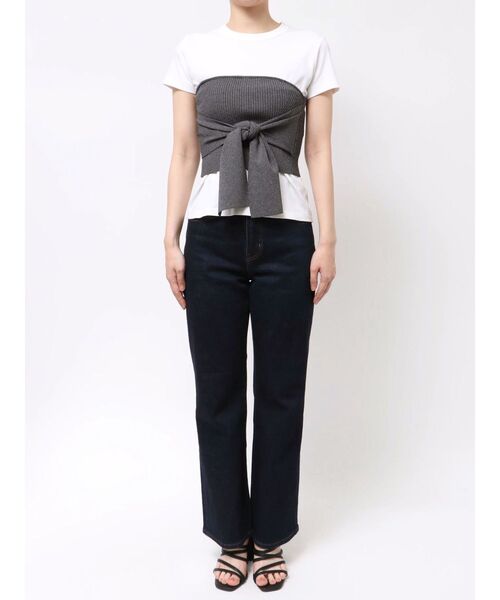 MERCURYDUO(マーキュリーデュオ)の「ニットベアビスチェ(ニット/セーター・レディース・チャコールグレー/ブラック/ネイビー・FREE)」の7枚目の写真