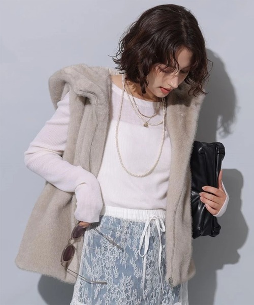 ファージップベスト（その他アウター）｜Arpege story（アルページュ