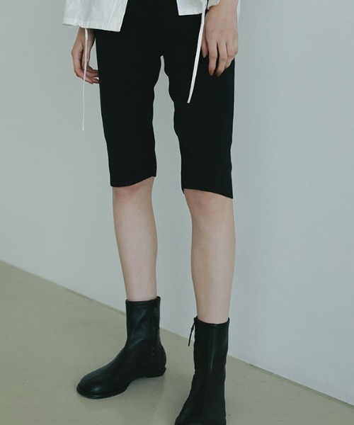 ETRETOKYO ウエストコードシャンタンカーブパンツ BLACK M ETRETOKYO ウエストコードシャンタンカーブパンツ BLACK S
