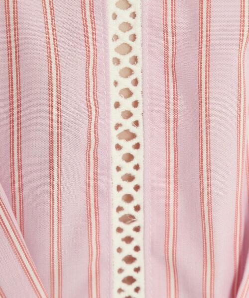 ITS'DEMO（イッツデモ）の「【手洗い可】袖ツイストストライプブラウス（シャツ/ブラウス・レディース・ホワイト系5/ブルー系2/サックスブルー系2/ピンク系3・00）」の15枚目の写真