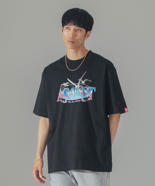 styles(スタイルス)の「AGAINST LAB Harmony Tee TEESS24(Tシャツ/カットソー・メンズ・ブラック・L/M)」の3枚目の写真
