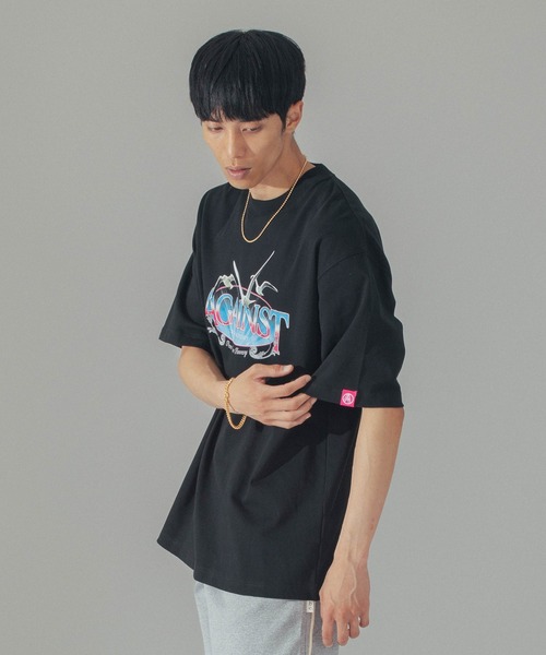 styles(スタイルス)の「AGAINST LAB Harmony Tee TEESS24(Tシャツ/カットソー・メンズ・ブラック・L/M)」の4枚目の写真