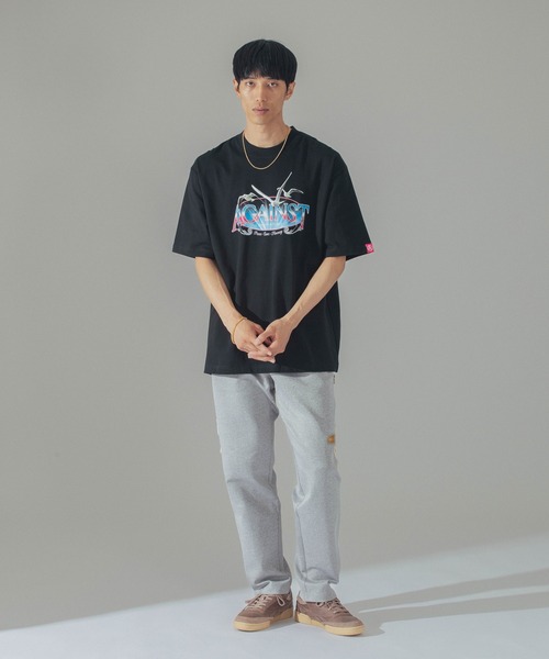 styles(スタイルス)の「AGAINST LAB Harmony Tee TEESS24(Tシャツ/カットソー・メンズ・ブラック・L/M)」の7枚目の写真