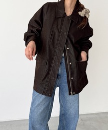 【新品未使用】aere アエレ　eco suede half coat スエード その他アウター（スエード）ファッション通販 - ZOZOTOWN