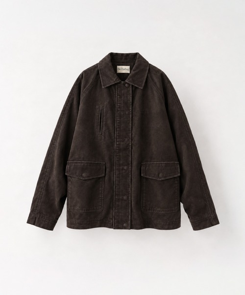 CANAL JEAN(キャナルジーン)の「Bellatag ヴィンテージスエードハーフジャケット(その他アウター・レディース・ブラウン・ONE SIZE)」の12枚目の写真