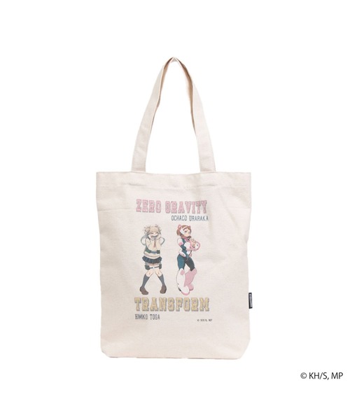 Misto Forza(ミストフォルツァ)の「【僕のヒーローアカデミア】 クラックプリントキャンバストート 麗日お茶子×トガヒミコ(トートバッグ・レディース・キナリ・FREE)」の1枚目の写真
