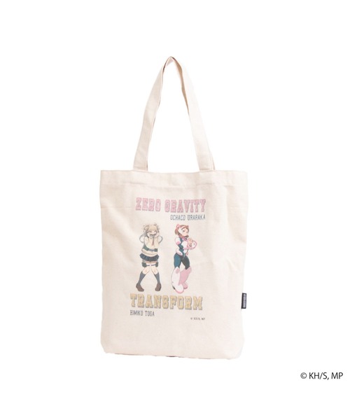 Misto Forza(ミストフォルツァ)の「【僕のヒーローアカデミア】 クラックプリントキャンバストート 麗日お茶子×トガヒミコ(トートバッグ・レディース・キナリ・FREE)」の4枚目の写真