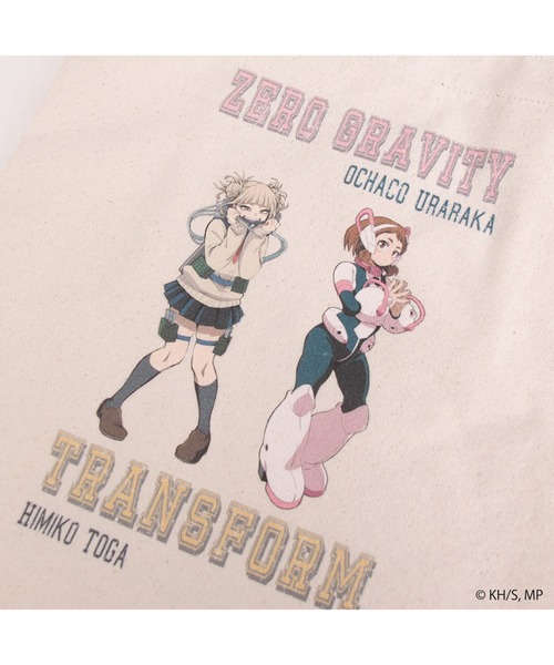 Misto Forza(ミストフォルツァ)の「【僕のヒーローアカデミア】 クラックプリントキャンバストート 麗日お茶子×トガヒミコ(トートバッグ・レディース・キナリ・FREE)」の8枚目の写真